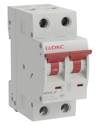 YON max MD63S 2P 40А 4,5кА C (MD63S-2PC40). Автоматический выключатель. ДКС в Нижнем Новгороде