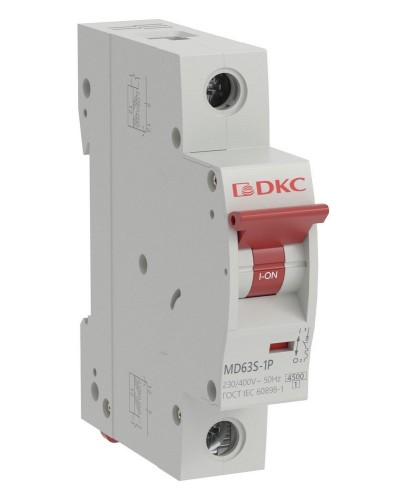 YON max MD63S 1P 32А 4,5кА C (MD63S-1PC32). Автоматический выключатель. ДКС в Нижнем Новгороде