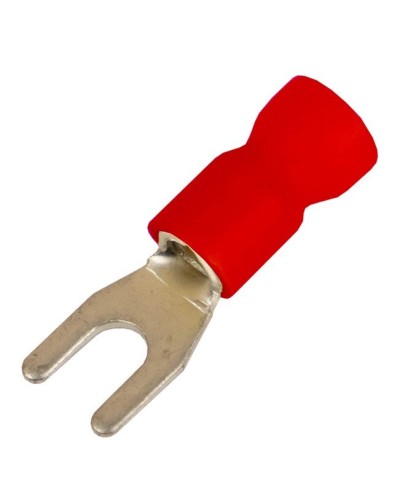 Наконечник вилочный НВИ 0,25-1,5 М4 (D4,3мм) (100 шт) (2A14P-EE-PVC). Наконечник вилочный с изолированным фланцем ПВХ. ДКС в Нижнем Новгороде