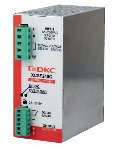 Источник питания однофазный, 240Вт, 5А, 48В (XCSF240DP). Источник питания OPTIMAL POWER однофазный, с ORing диодом. ДКС в Нижнем Новгороде