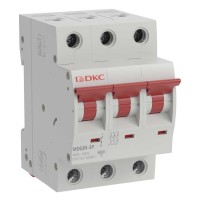 YON max MD63N 3P 6А 6кА C (MD63N-3PC6). Автоматический выключатель. ДКС
