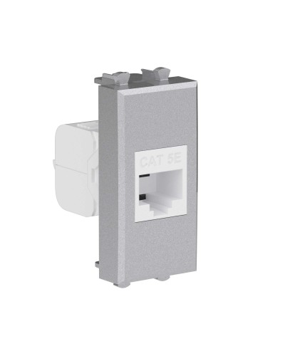 Розетка RJ-45, кат.5E, Avanti, 1 модуль, закаленная сталь (4404661): Розетка компьютерная модульная в Нижнем Новгороде