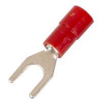 Наконечник вилочный НВИ 0,25-1,5 М5 (D5,3мм) (100 шт) (2A15P-EE-PA). Наконечник вилочный с изолированным фланцем ПА. ДКС