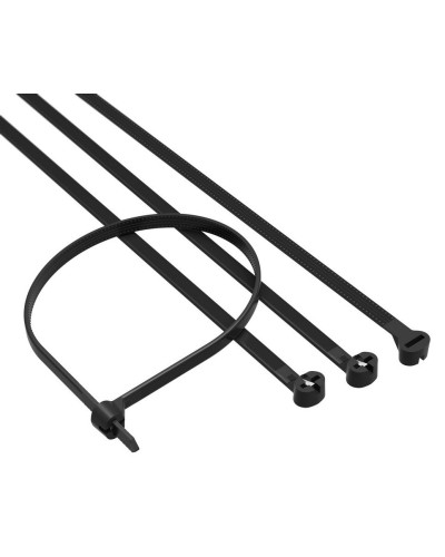 Хомут 3,6x300 P6.6, черный (100шт) (21310SR): Хомут с двойным замком в Нижнем Новгороде