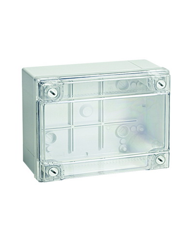 Коробка ответвительная с гладкими стенками IP56, 300х220х120 (54320). Коробка ответвительная с гладкими стенками и прозрачной крышкой. ДКС в Нижнем Новгороде