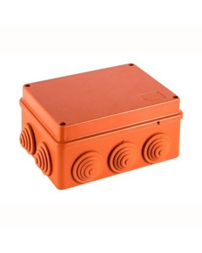 Коробка JBS150 150х110х70, 10 вых., 10P (0,15...2,5мм²) (43089HF). Коробка монтажная, огнестойкая, без галогена. Экопласт в Нижнем Новгороде