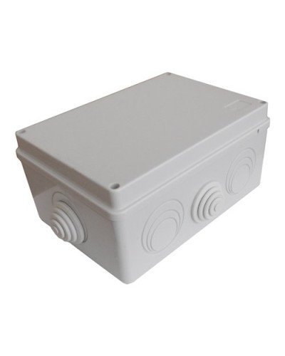 Коробка JBS210 210х150х100, 8 вых., 24P (0,15...2,5мм²) серая (43636HF-GR). Коробка монтажная, огнестойкая, без галогена. Экопласт в Нижнем Новгороде
