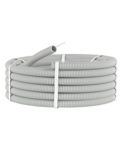 Труба HFFR тяжелая D50, серая (21150HF-GR): Труба гофрированная, с зондом, не распространяющая горение, без галогена в Нижнем Новгороде