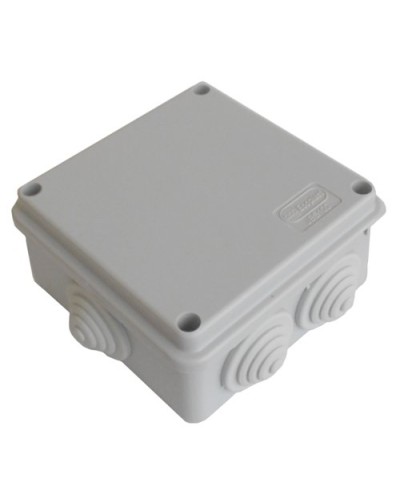 Коробка JBS100 100х100х55, 6 вых., 4P (1,5…10мм²) серая (43347HF-GR). Коробка монтажная, огнестойкая, без галогена. Экопласт в Нижнем Новгороде