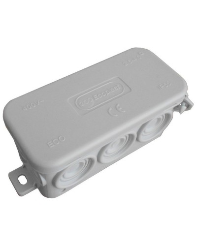 Коробка JBL090 90х42х40, 10 вых., IP55, серая (44055). Коробка монтажная. Экопласт в Нижнем Новгороде