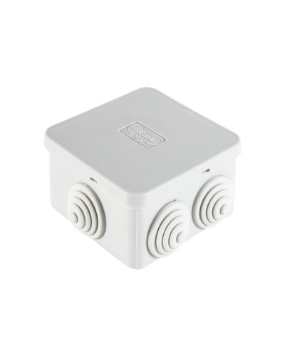 Коробка JBS070 70х70х40, 6 вых., IP44, белая (44056W-1). Коробка монтажная. Экопласт в Нижнем Новгороде