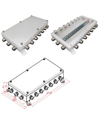 КМ IP66-2040. Коробка монтажная электротехническая. Гефест в Нижнем Новгороде
