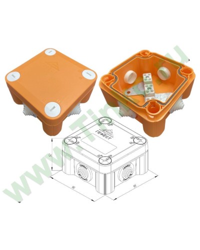 КМ-О-1010(П)(8к)-IP55: Коробка монтажная огнестойкая в Нижнем Новгороде