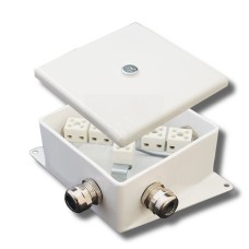 КМ-О (6к*6,0)-IP66-120х120, четыре ввода: Коробка монтажная огнестойкая