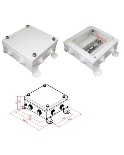 КМ IP55-1515. Коробка монтажная электротехническая. Гефест в Нижнем Новгороде