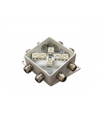 КМ-О (12к*10,0)-IP66-120х120, шесть вводов: Коробка монтажная огнестойкая в Нижнем Новгороде