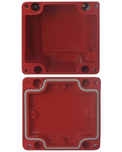 МКС Мороз, глухая, IP66/IP68, красный. Коробка коммутационная металлическая. Магнито-Контакт в Нижнем Новгороде