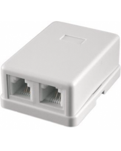 STK-RJ-45(8P8C), CAT.6, 2 выхода, Dual IDC компьютерная розетка: Розетка компьютерная 2 выхода в Нижнем Новгороде