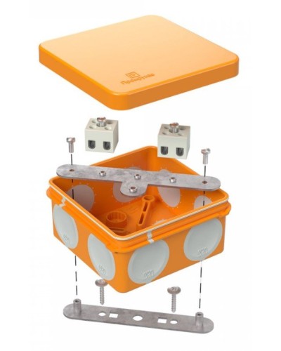Коробка огнестойкая 80х80х40 (60-0210-FR2.5-4). Коробка огнестойкая для открытой установки. Промрукав в Нижнем Новгороде