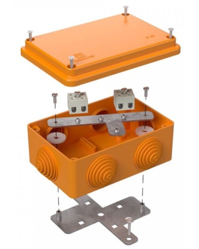 Коробка огнестойкая 120х80х50 (40-0340-FR1.5-4). Коробка огнестойкая для открытой установки. Промрукав в Нижнем Новгороде