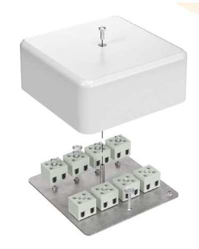 Коробка огнестойкая 103х103х45 для кабель-канала (40-0470-FR6.0-6). Коробка огнестойкая для кабель-канала. Промрукав в Нижнем Новгороде