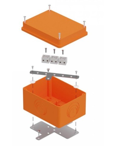 Коробка огнестойкая 150х110х90 E15-E120 для о/п (40-0351-FR2.5-6). Коробка огнестойкая для открытой установки. Промрукав в Нижнем Новгороде