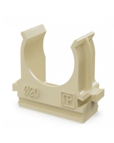 Крепёж-клипса для труб АБС-пластик сосна D20 (100 шт) (PR13.0049). Крепление для труб ПВХ. Промрукав в Нижнем Новгороде