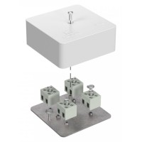 Коробка огнестойкая 75х75х30 (40-0450-FR2.5-8). Коробка огнестойкая для открытой установки. Промрукав