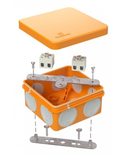 Коробка огнестойкая 80х80х40 (60-0210-FR2.5-6). Коробка огнестойкая для открытой установки. Промрукав в Нижнем Новгороде