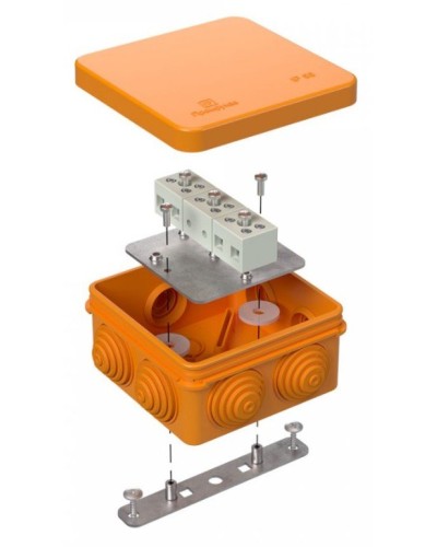 Коробка огнестойкая 80х80х40 (40-0210-FR2.5-6). Коробка огнестойкая для открытой установки. Промрукав в Нижнем Новгороде
