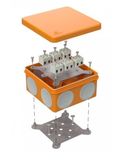 Коробка огнестойкая 60-0300-FR2.5-12 Е15-Е120 100х100х50. Коробка огнестойкая для открытой установки. Промрукав в Нижнем Новгороде