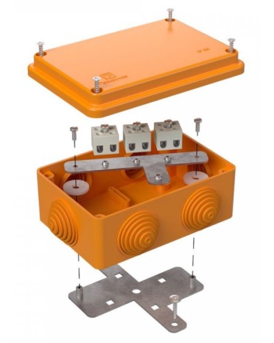 Коробка огнестойкая 120х80х50 (40-0340-FR1.5-6). Коробка огнестойкая для открытой установки. Промрукав в Нижнем Новгороде