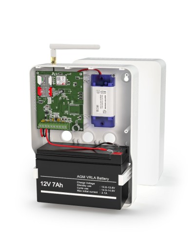 Контакт GSM-14А v.3 (в корпусе под АКБ 1,2-7 Ач с БРП 12V 1А). Панель охранная радиоканальная. Ритм в Нижнем Новгороде