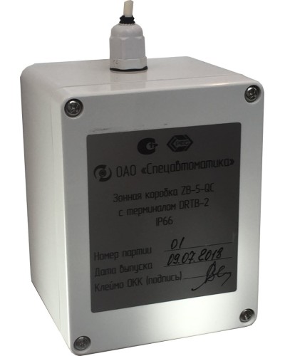 ZB-5-QC с DRTB-2 исп.02. Монтажная зонная коробка. Спецавтоматика, Москва в Нижнем Новгороде