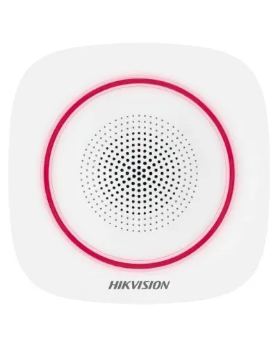 DS-PS1-II-WE(RU) Red Indicator. Оповещатель свето-звуковой радиоканальный. AX PRO Hikvision в Нижнем Новгороде