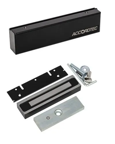 ML-200K-3 Premium Black с планкой. Замок электромагнитный. AccordTec в Нижнем Новгороде