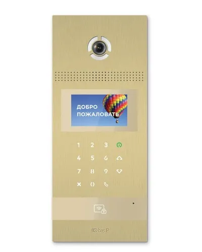 AA-12FB GOLD. Вызывная панель подъездного IP-домофона. BAS-IP в Нижнем Новгороде