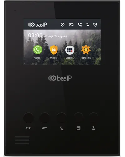 AU-04LA (AU-04L) BLACK. Монитор IP-домофона. BAS-IP в Нижнем Новгороде