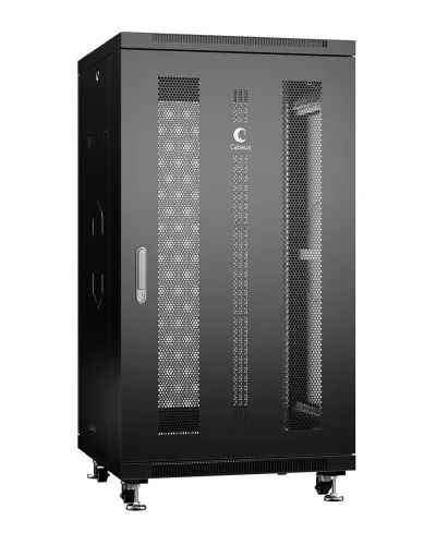 ND-05C-22U60/80-BK (8563c). Шкаф телекоммуникационный 19 напольный 22U. CABEUS в Нижнем Новгороде