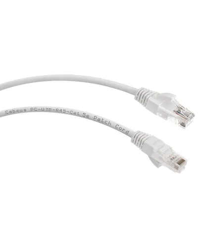 PC-UTP-RJ45-Cat.5e-0.5m-WH (7665c), белый. Патч-корд медный. CABEUS в Нижнем Новгороде