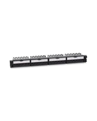 PL-24-KJ-RJ45-Cat.6-180T (11831c): Патч-панель 19" (1U), 24 порта RJ-45, категория 6, с задним кабельным организатором в Нижнем Новгороде