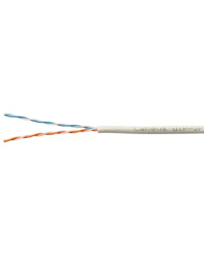 UTP-2P-Cat.5e-SOLID-GY-LIGHT-100 (11078c-5). Кабель «витая пара» (LAN) для структурированных систем связи. CABEUS в Нижнем Новгороде