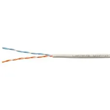 UTP-2P-Cat.5e-SOLID-LSZH-GY (11063c). Кабель «витая пара» (LAN) для структурированных систем связи. CABEUS