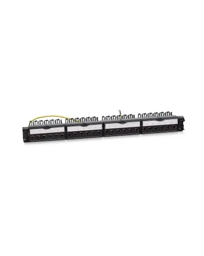 PL-24-KJ-RJ45-Cat.6a-SH-180T (11834c): Патч-панель 19" (1U), 24 порта RJ-45, категория 6a, полностью экранированная в Нижнем Новгороде