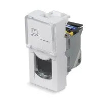 KJ-RJ45-Cat.6a-SH-180T-FP-L-22,5 (11846c): Вставка Keystone Jack RJ-45