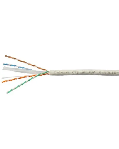 UTP-4P-Cat.6-SOLID-LSZH-WH (11871c). Кабель «витая пара» (LAN) для структурированных систем связи. CABEUS в Нижнем Новгороде