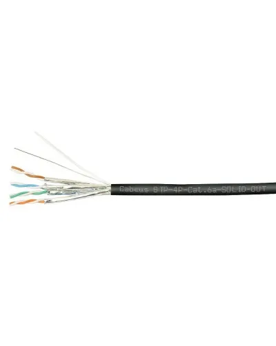 STP-4P-Cat.6a-SOLID-OUT-LSZH-UV (7198c). Кабель «витая пара» (LAN) для структурированных систем связи. CABEUS в Нижнем Новгороде