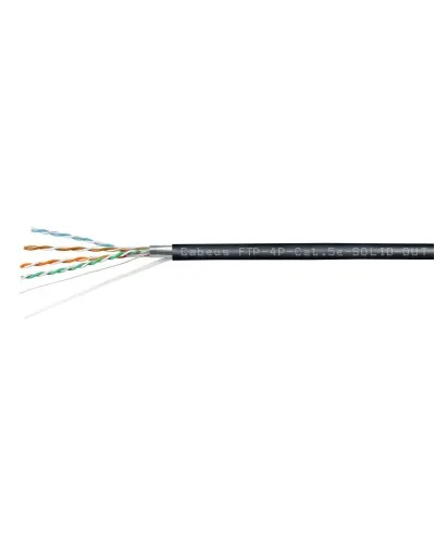 FTP-4P-Cat.5e-SOLID-OUT-PE-UV (11792c). Кабель «витая пара» (LAN) для структурированных систем связи. CABEUS в Нижнем Новгороде