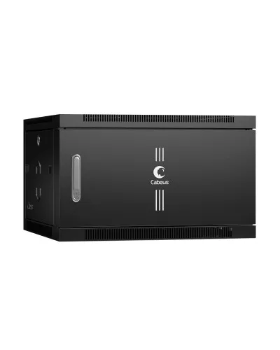 SH-05F-6U60/35m-BK (8609c). Шкаф телекоммуникационный 19 настенный 6U. CABEUS в Нижнем Новгороде