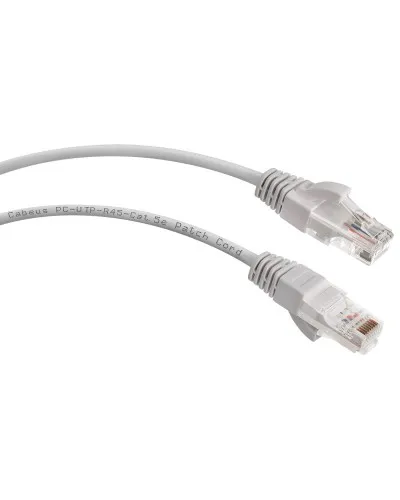 PC-UTP-RJ45-Cat.5e-2m (7213c), серый. Патч-корд медный. CABEUS в Нижнем Новгороде